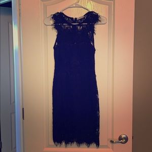 Mini Black Lace Dress